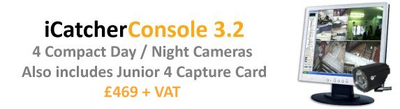i-Catcher Console with 4 Compact Day/Night Cameras