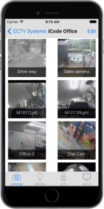 iCatcher Pro iPhone/iPod Touch CCTV Application Camera Menu
