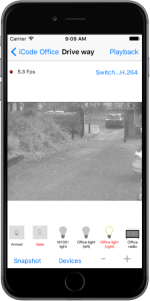 iCatcher Pro iPhone/iPod Touch CCTV camera control